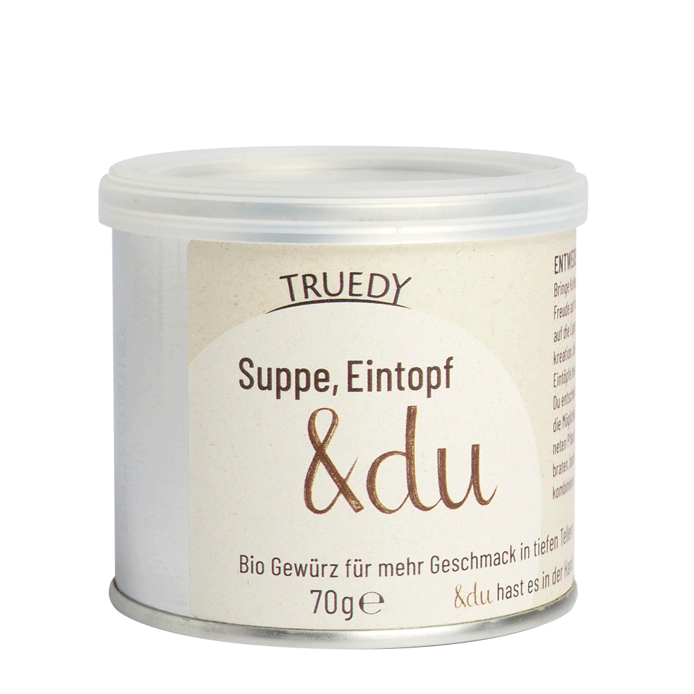 "&DU" SUPPE, EINTOPF &DU BIO GEWÜRZ